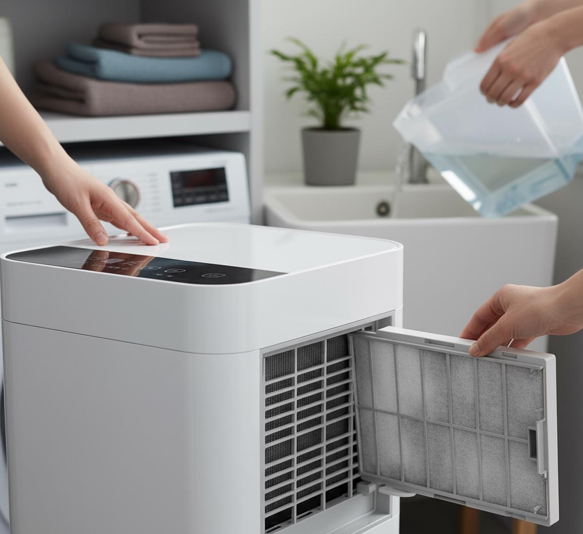 Featured image of post Praxis & Wartung: Luftentfeuchter richtig einstellen, laufen lassen und pflegen