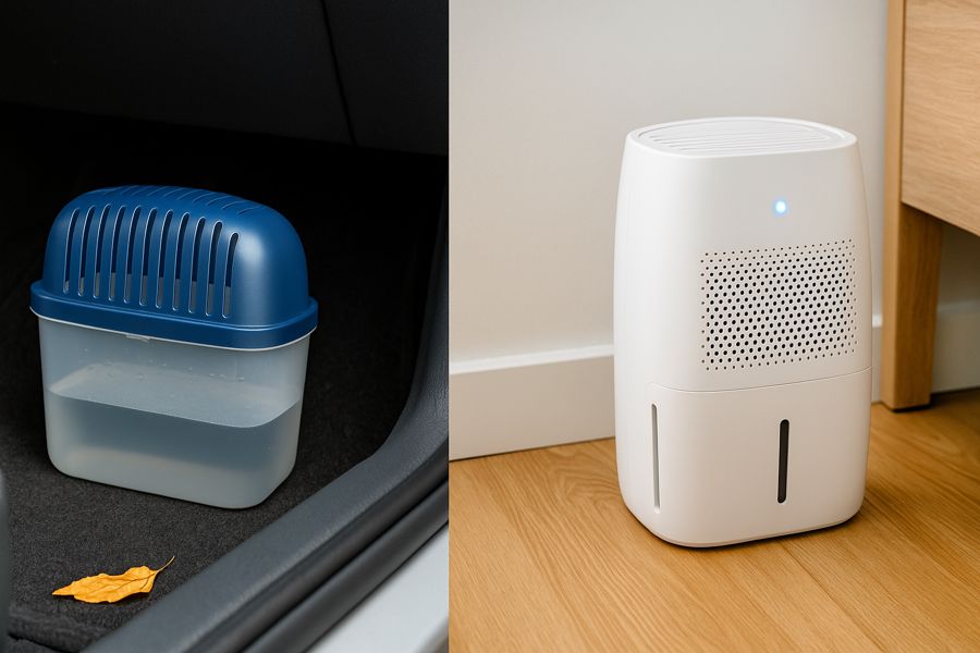 Luftentfeuchter mit Granulat oder elektrisch betrieben haben beide ihre Vor- und Nachteile.